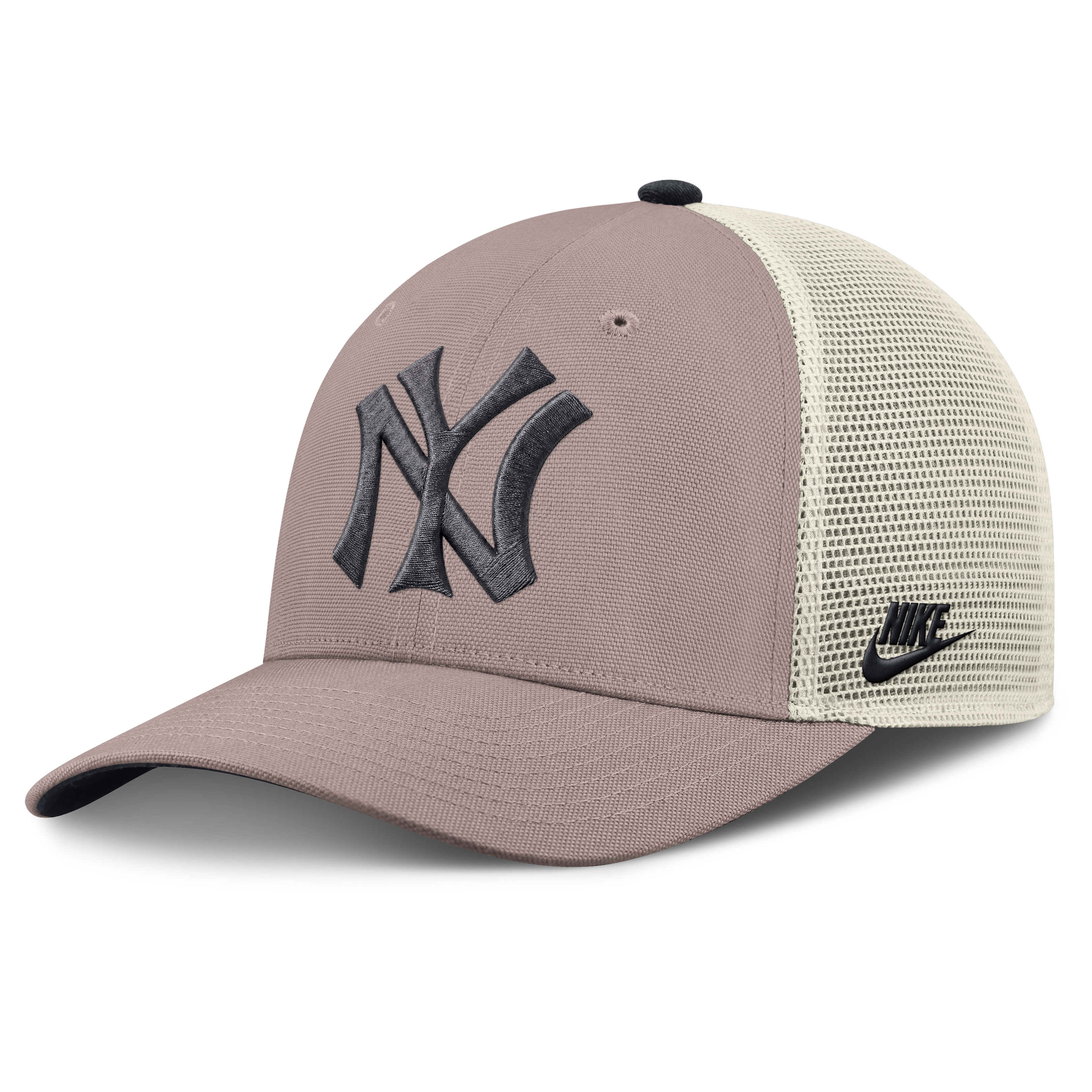 Men's Nike Khaki New York Yankees Rise Adjustable Trucker Hat