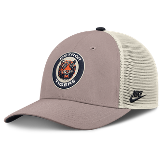 Men's Nike Khaki Detroit Tigers Cooperstown Rise Adjustable Trucker Hat