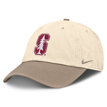 Men's Nike Natural/Khaki Stanford Cardinal Two-Tone Club Adjustable Hat