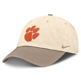 Men's Nike Natural/Khaki Clemson Tigers Two-Tone Club Adjustable Hat