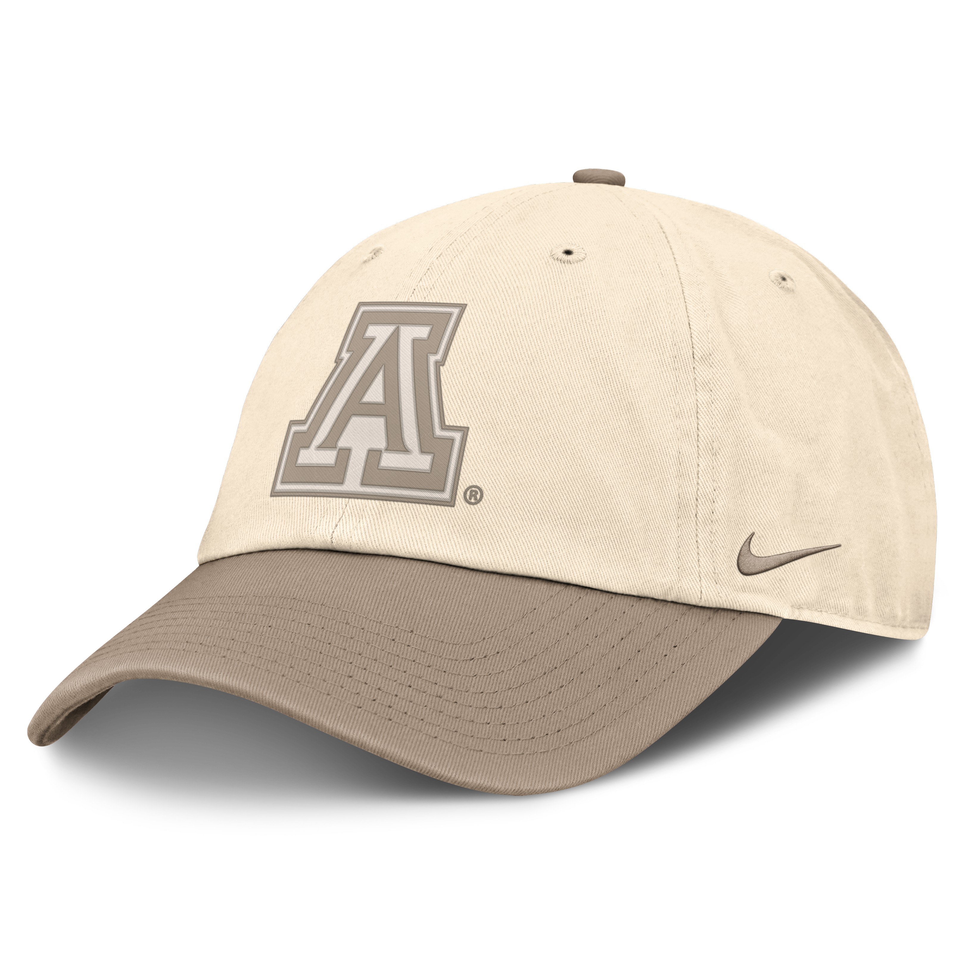 Men's Nike Natural/Khaki Arizona Wildcats Two-Tone Club Adjustable Hat