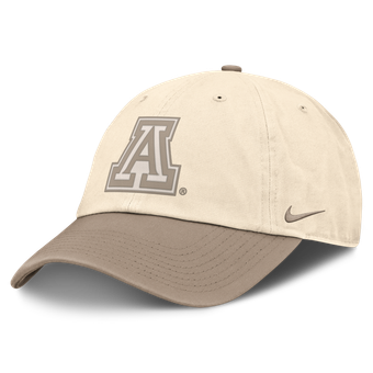 Men's Nike Natural/Khaki Arizona Wildcats Two-Tone Club Adjustable Hat