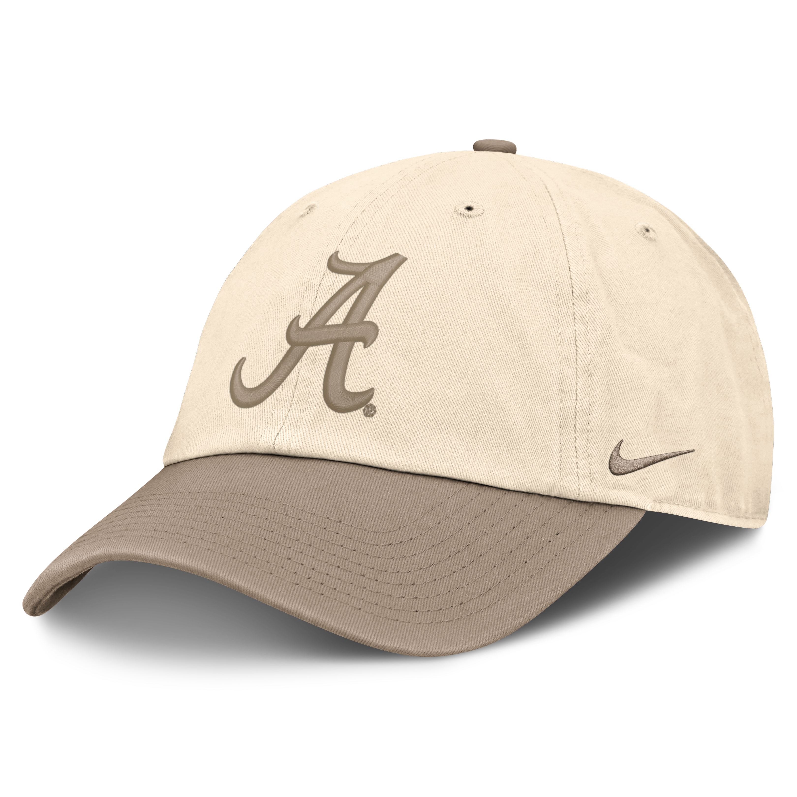 Men's Nike Natural/Khaki Alabama Crimson Tide Two-Tone Club Adjustable Hat