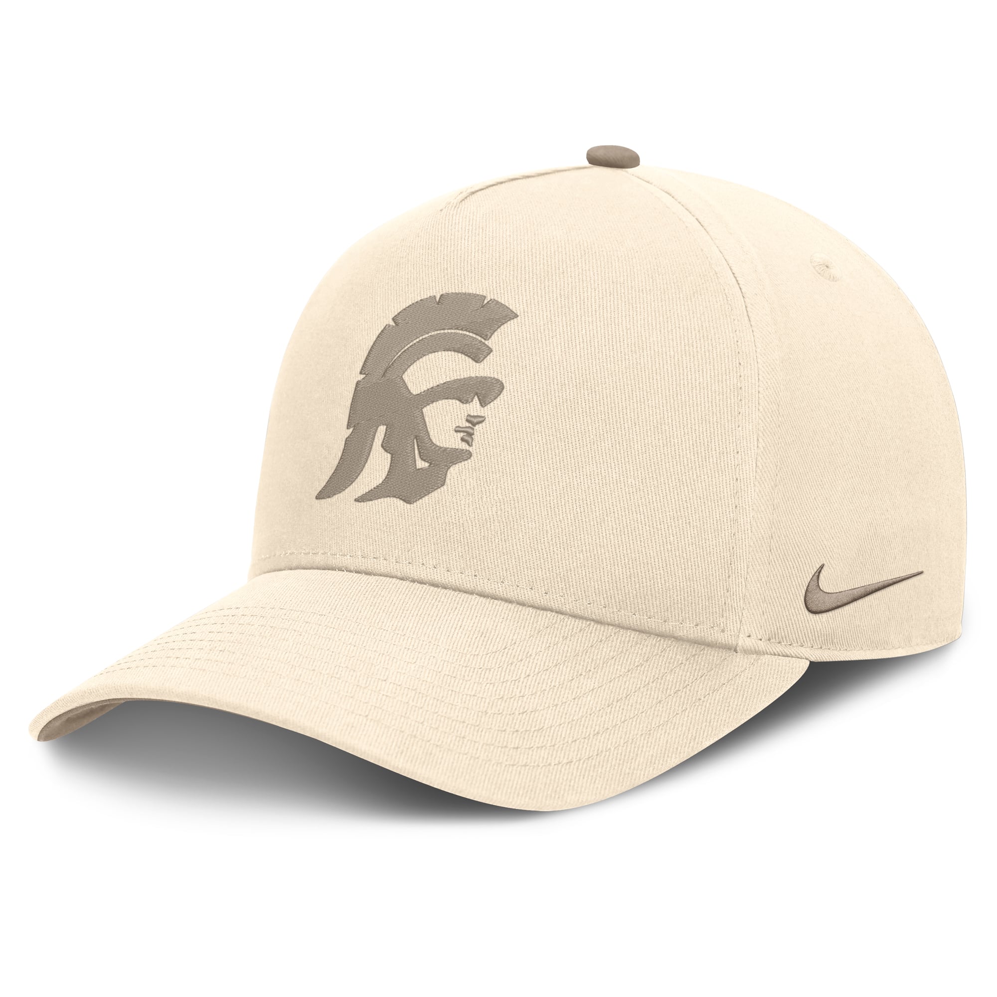 Men's Nike Natural USC Trojans Rise Adjustable Hat