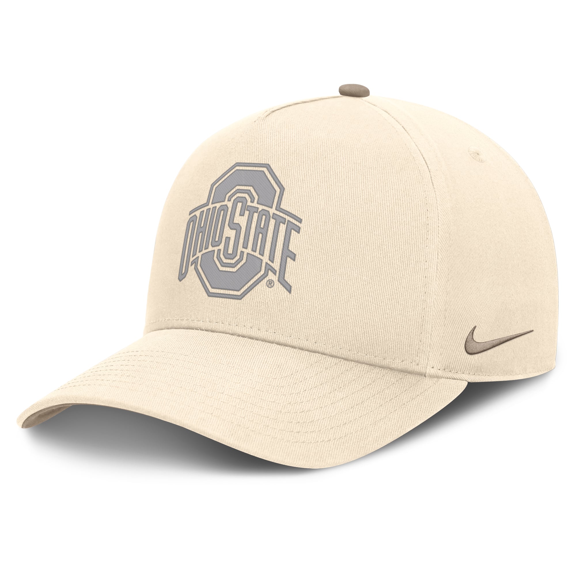 Men's Nike Natural Ohio State Buckeyes Rise Adjustable Hat