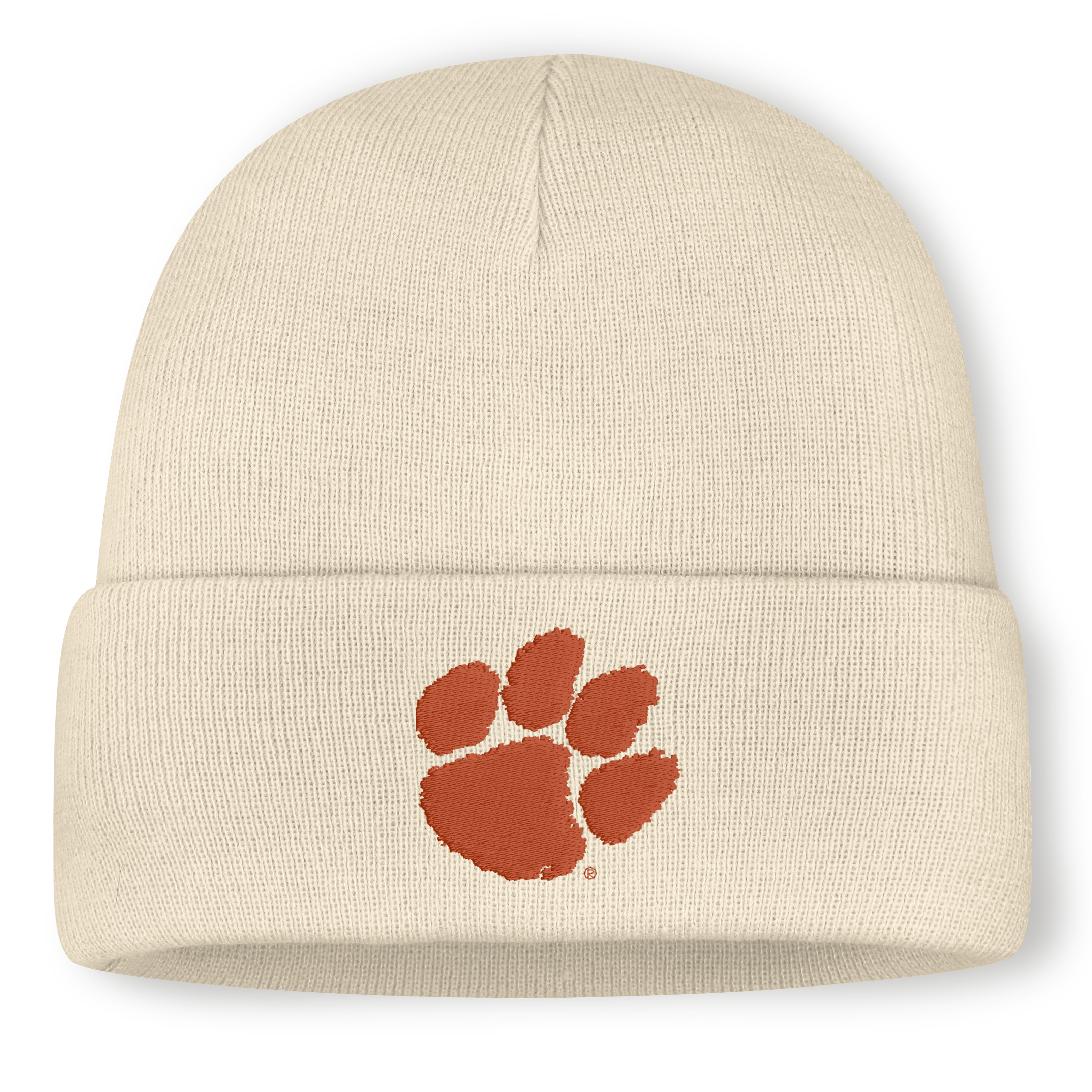 Men's Nike Natural Clemson Tigers Utility Cuffed Knit Hat