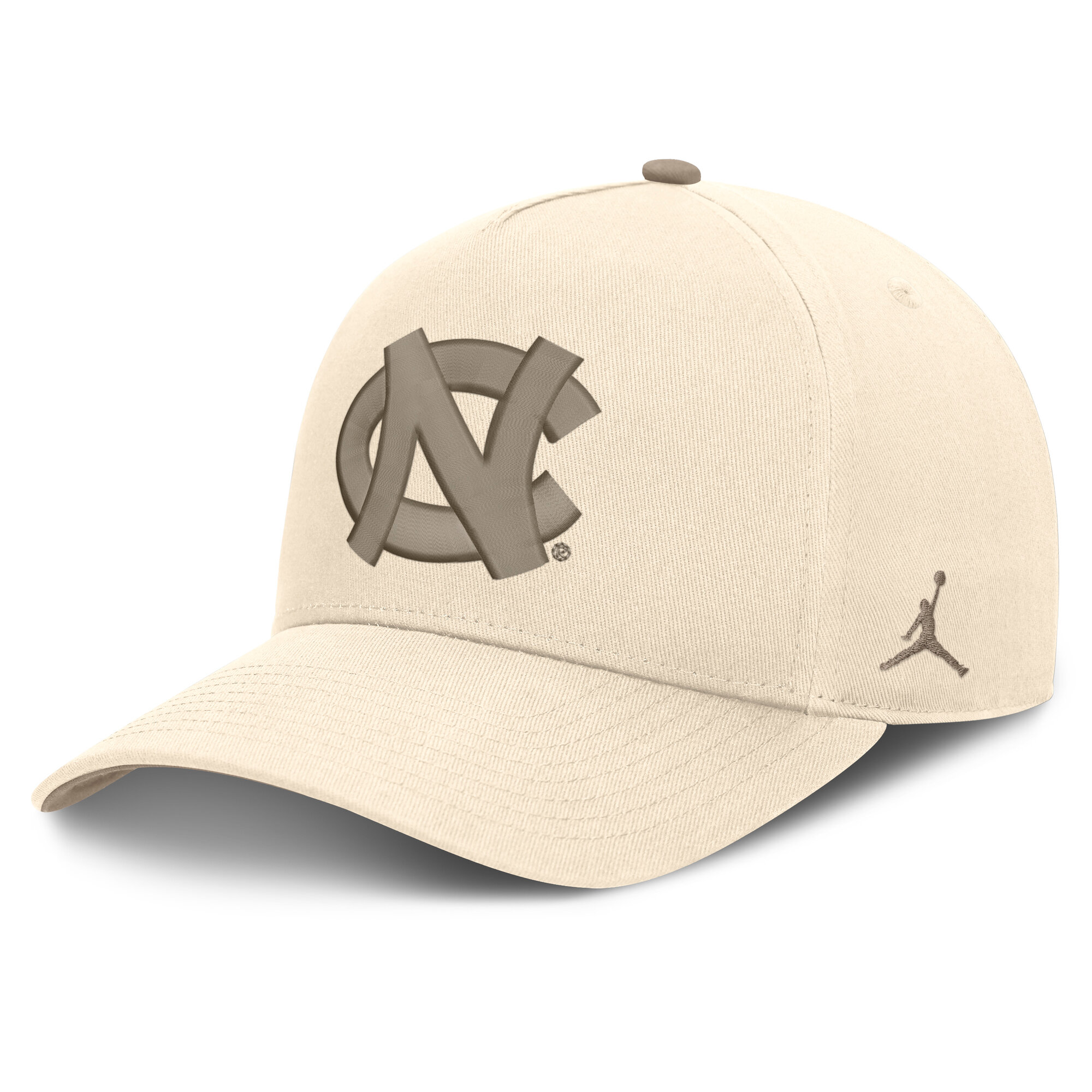 Men's Jordan Brand Natural North Carolina Tar Heels Rise Adjustable Hat