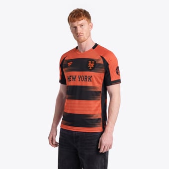 Men's Fanatics Orange New York Mets Subway Series Fan T-Shirt