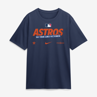 Men's Nike Navy Houston Astros 2026 MLB Postseason Authentic Collection Legend Dri-FIT T-Shirt