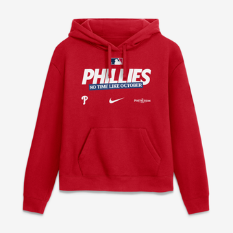 Women's Nike Red Philadelphia Phillies 2026 MLB Postseason Authentic Collection Hoodie