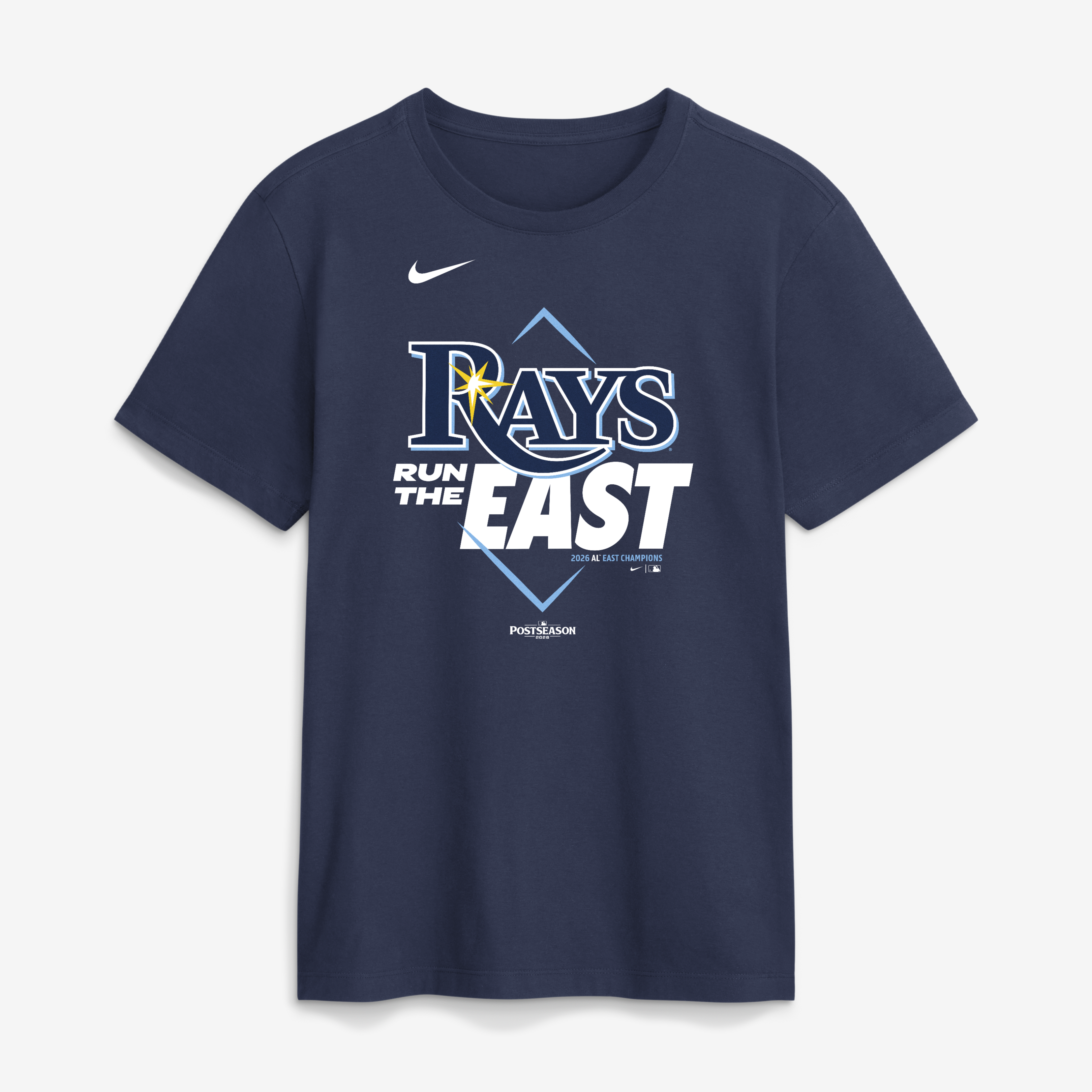 Men's Nike Navy Tampa Bay Rays 2026 AL East Division Champions T-Shirt