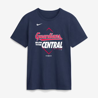 Men's Nike Navy Cleveland Guardians 2026 AL Central Division Champions T-Shirt