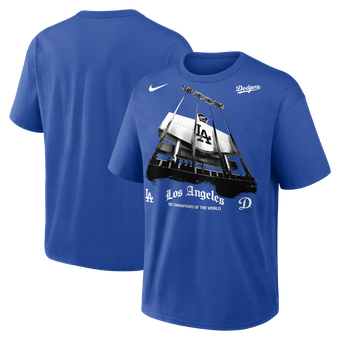 Men's Nike Royal Los Angeles Dodgers 9x Champions of the World Local Max90 T-Shirt