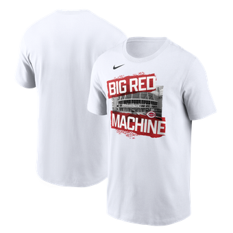 Men's Nike  White Cincinnati Reds Local T-Shirt