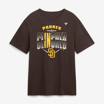 Men's Brown San Diego Padres 2026 MLB Postseason Locker Room T-Shirt