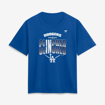 Women's Fanatics Royal Los Angeles Dodgers 2026 MLB Postseason Locker Room T-Shirt