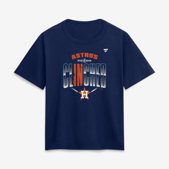 Women's Fanatics Navy Houston Astros 2026 MLB Postseason Locker Room T-Shirt