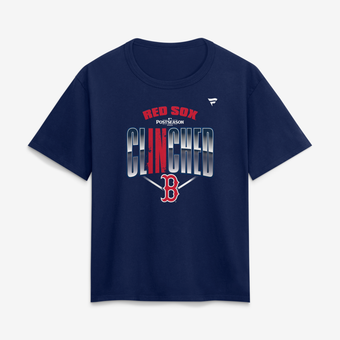 Women's Fanatics Navy Boston Red Sox 2026 MLB Postseason Locker Room T-Shirt