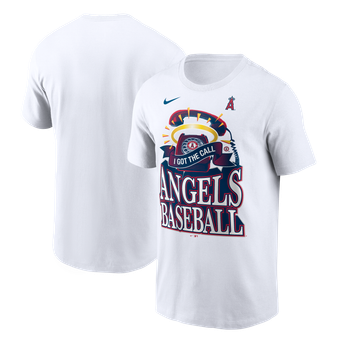 Men's Nike  White Los Angeles Angels Local T-Shirt