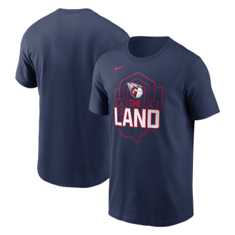 Men's Nike  Navy Cleveland Guardians Local T-Shirt