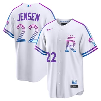Men's Nike Carter Jensen White Kansas City Royals 2026 City Connect Stadium Jersey