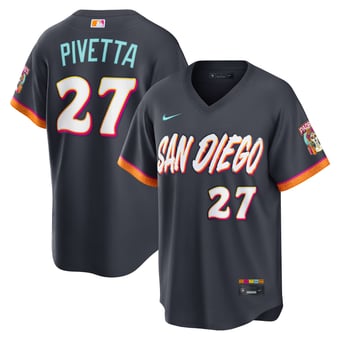 Men's Nike Nick Pivetta Obsidian San Diego Padres 2026 City Connect Stadium Jersey