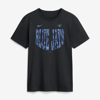 Men's Nike  Black Toronto Blue Jays Camo Velocity Victor T-Shirt
