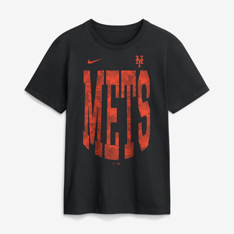 Men's Nike  Black New York Mets Camo Velocity Victor T-Shirt
