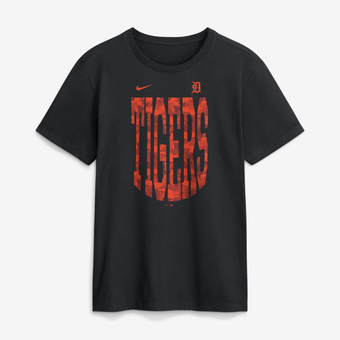 Men's Nike  Black Detroit Tigers Camo Velocity Victor T-Shirt