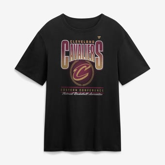 Men's Fanatics Black Cleveland Cavaliers Oversized Graphics Swish T-Shirt