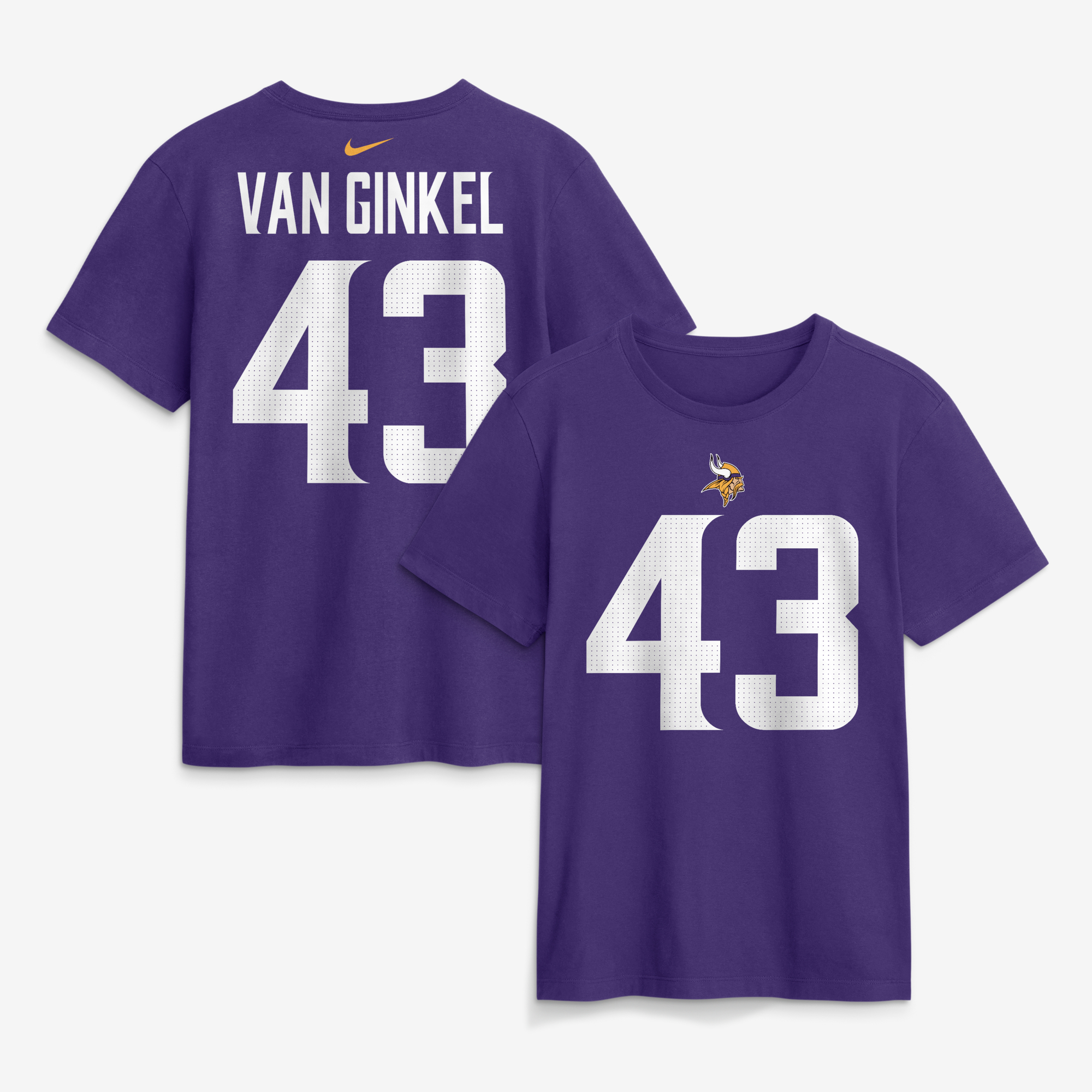 Men’s Nike Andrew Van Ginkel Purple Minnesota Vikings Name & Number T-Shirt Men’s Nike Andrew Van Ginkel Purple Minnesota Vikings Name & Number T-Shirt