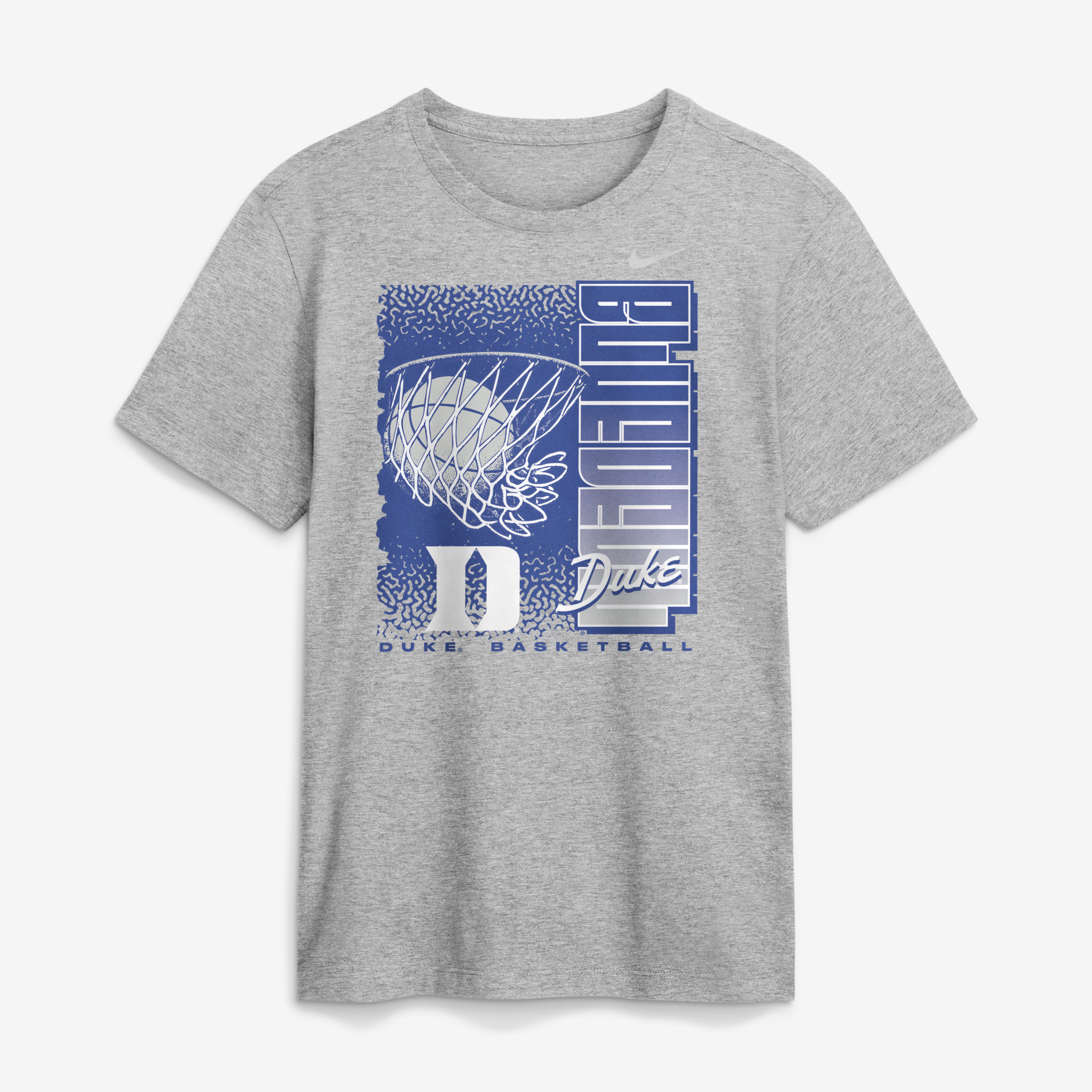 Men's Nike Heather Gray Duke Blue Devils Basketball Refresh T-Shirt