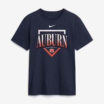 Men's Nike Navy Auburn Tigers Baseball Club T-Shirt