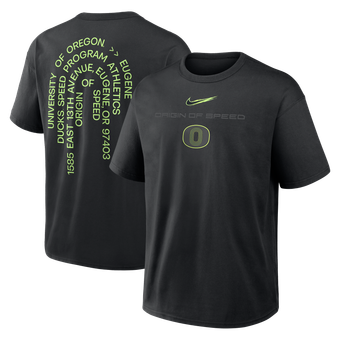 Men's Nike Black Oregon Ducks Origin of Speed Max90 T-Shirt