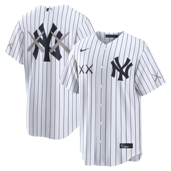 Men's Nike x KAWS White New York Yankees Stadium Jersey