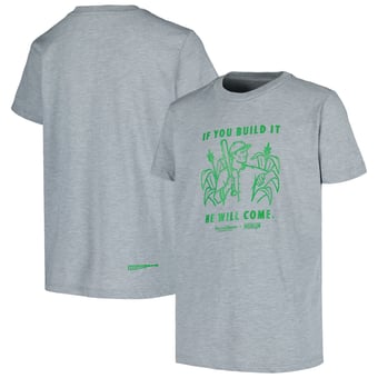 Youth Baseballism  Heather Gray Field of Dreams Build It T-Shirt