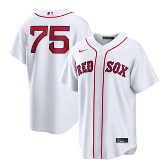Men's Nike Carlos Narváez White Boston Red Sox Home Replica Jersey