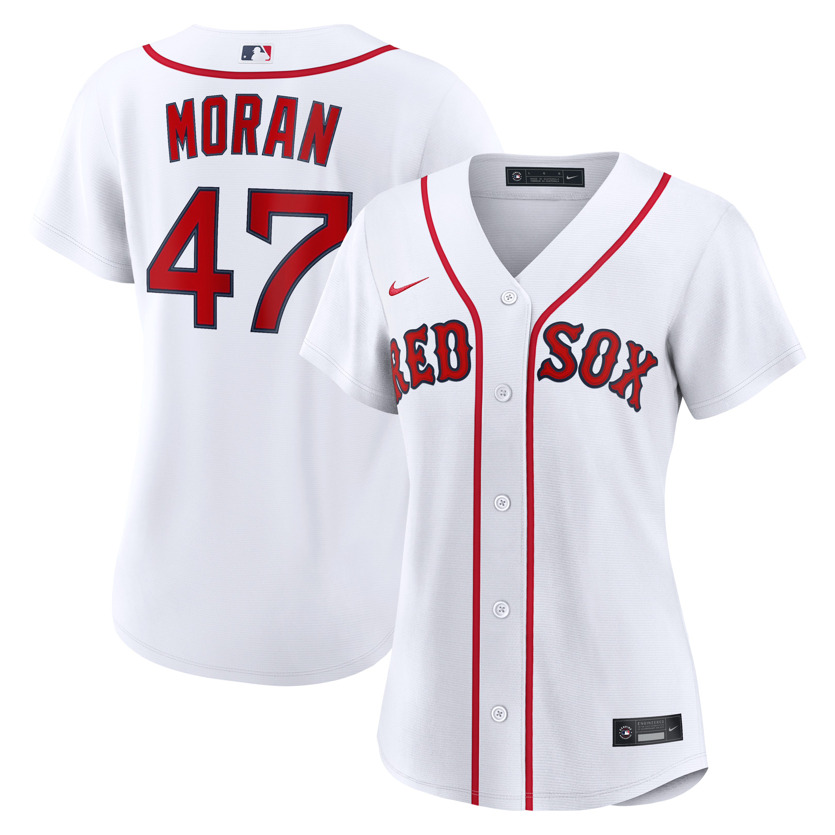 Women's Nike Jovani Moran White Boston Red Sox Home Replica Jersey