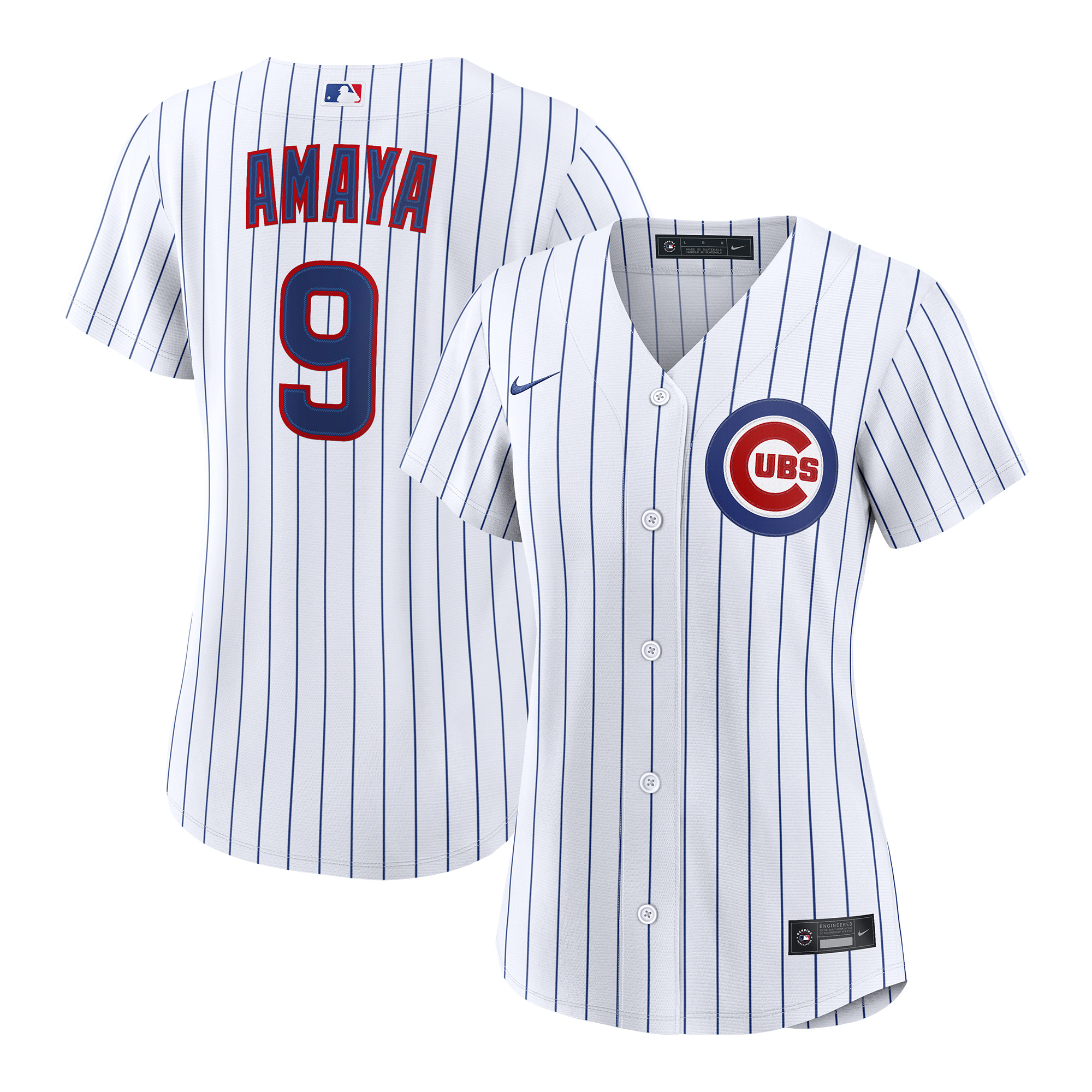 Women’s Nike Miguel Amaya White Chicago Cubs Home Replica Jersey Women’s Nike Miguel Amaya White Chicago Cubs Home Replica Jersey