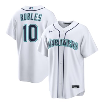 Men's Nike Victor Robles White Seattle Mariners Home Replica Jersey