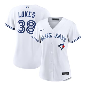 Women's Nike Nathan Lukes White Toronto Blue Jays Home Replica Jersey