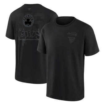 Men's Fanatics Boston Celtics Blackout Heavyweight T-Shirt
