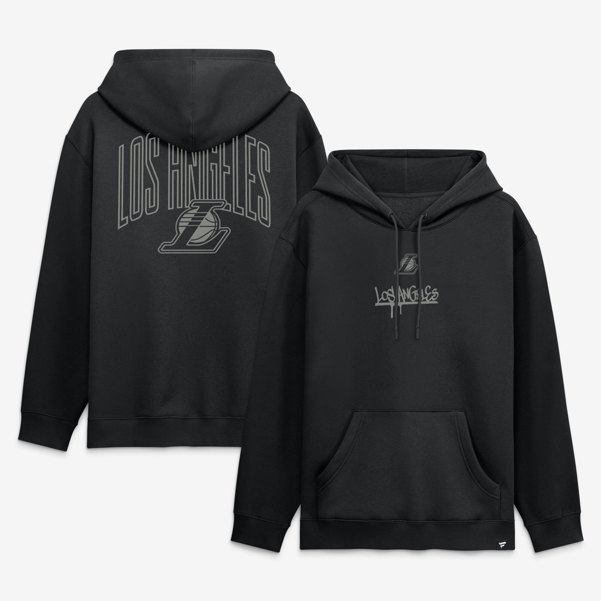Men's Fanatics Los Angeles Lakers Black Out Hoodie