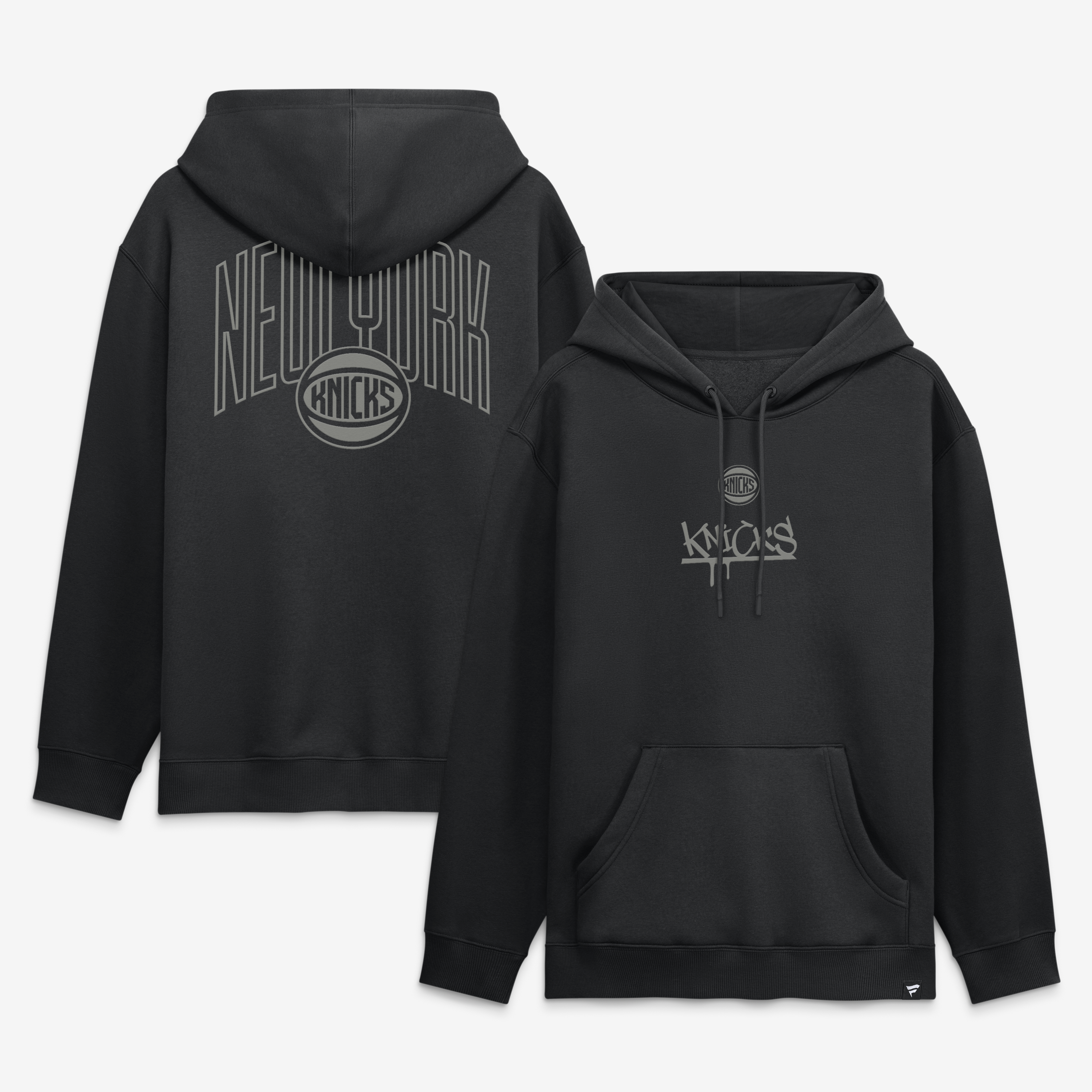 Men's Fanatics New York Knicks Black Out Hoodie