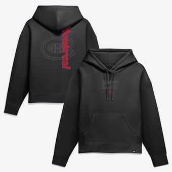 Women's Fanatics Montreal Canadiens Blackout Hoodie