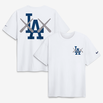 Men's Nike x KAWS White Los Angeles Dodgers Elevated Max90 T-Shirt