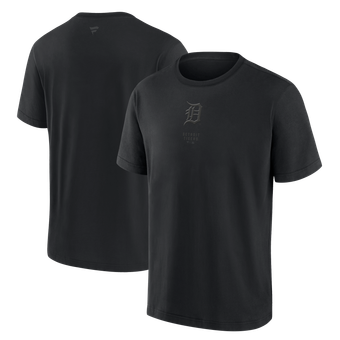 Men's Fanatics Detroit Tigers Black Out Heavyweight T-Shirt