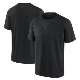 Men's Fanatics New York Mets Black Out Heavyweight T-Shirt