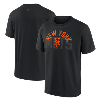 Men's Fanatics  New York Mets Black Out Heavyweight T-Shirt