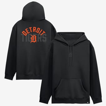 Men's Fanatics  Detroit Tigers Black Out Fleece Hoodie